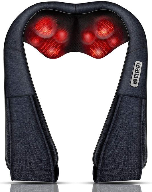 Mothers Day Gifts for Mom Wife Women, Shiatsu Back Shoulder and Neck Massager with Heat, Electric Deep Tissue 4D Kneading Massage, Best Gifts for Men Dad Husband, Fathers Day, Christmas